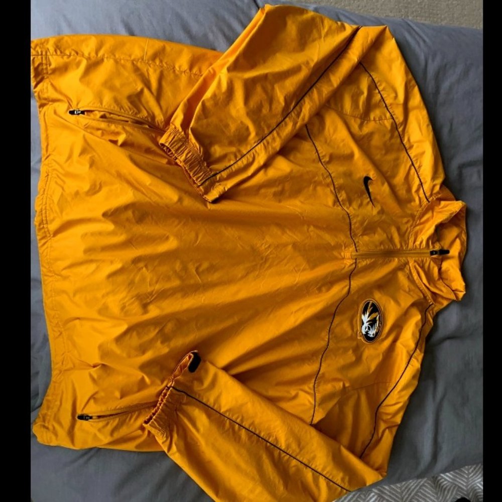 Nike Missouri Tigers 1/4 Zip Pullover Windbreaker Spring Jacket